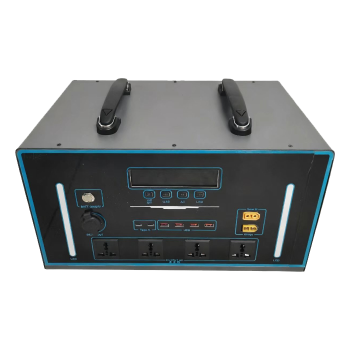 Portable Power Station - AC 2000w 2500w Baterai Lifepo4 MPPT