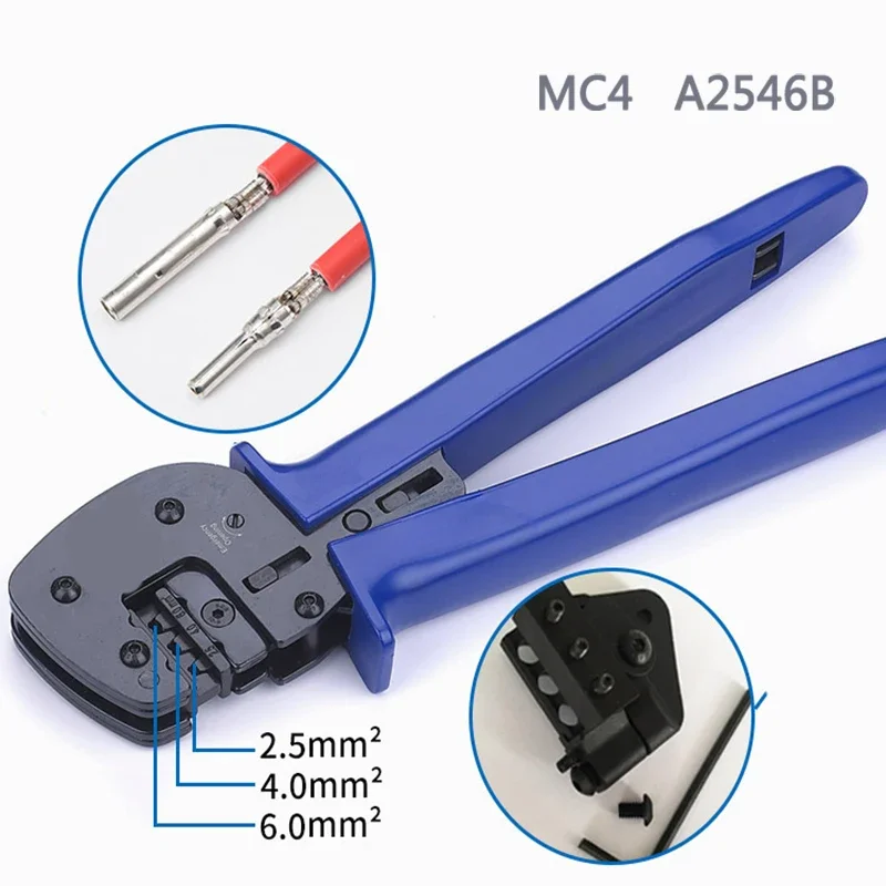 Mc4 Crimping Tool - Alat Crimping Konektor PV Surya A-2546B,