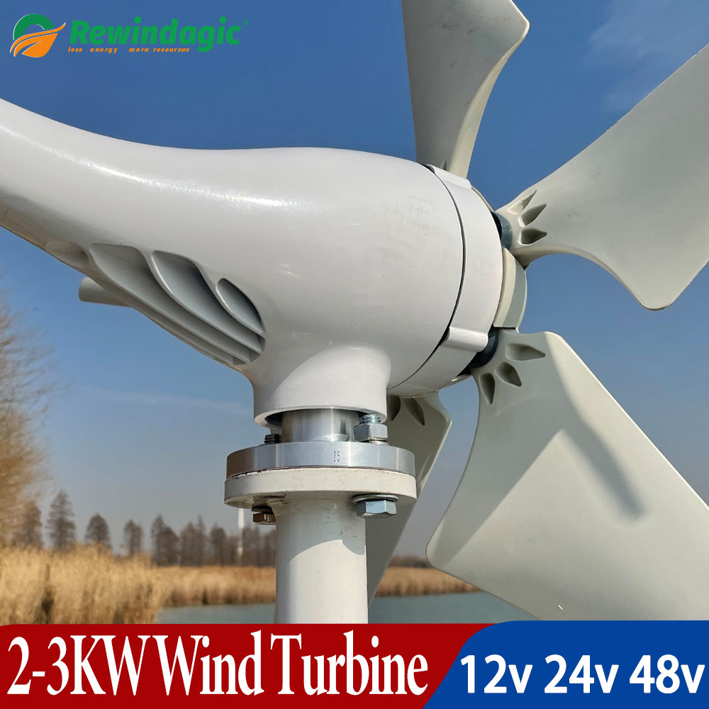 Generator turbin angin 3000W 2 - Renewable Energy Model ulasan dan harga